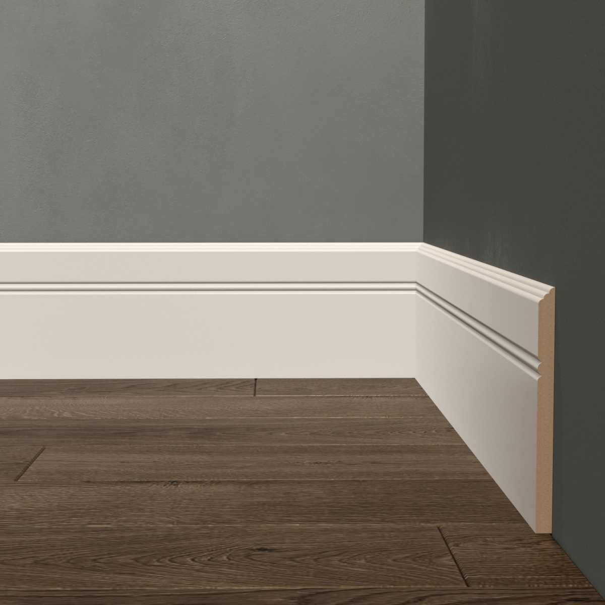 Плинтус под покраску Ultrawood Base 5381 i 2000х150х10 мм